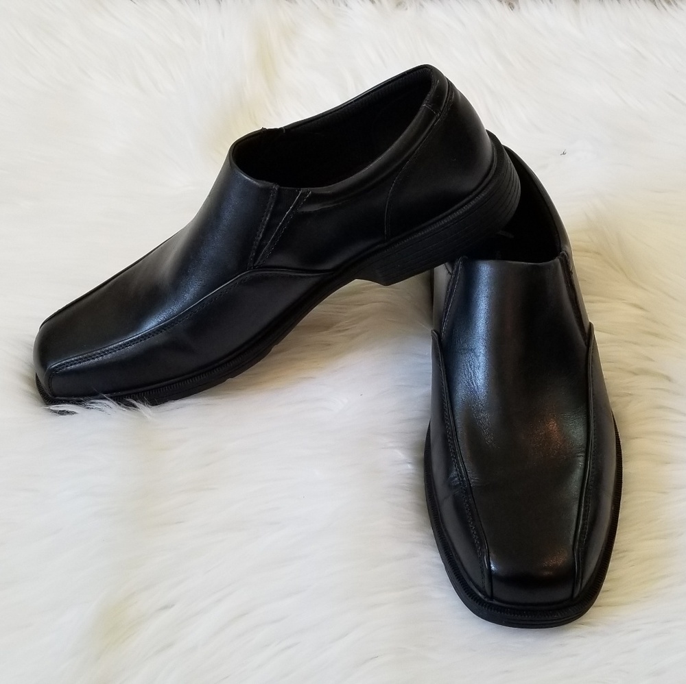 Nunn Bush men's black leather loafers size 13